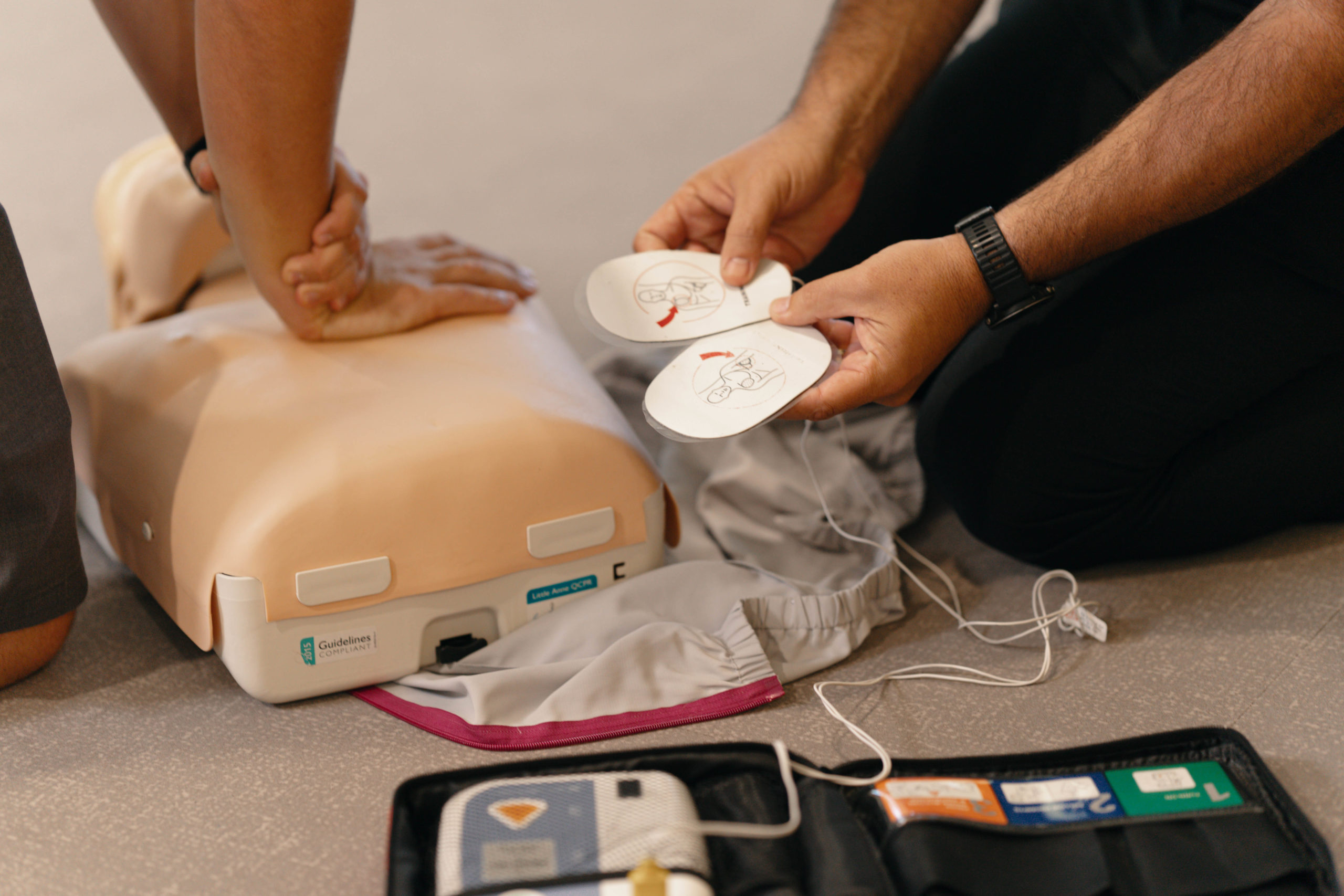 Photo of CPR training